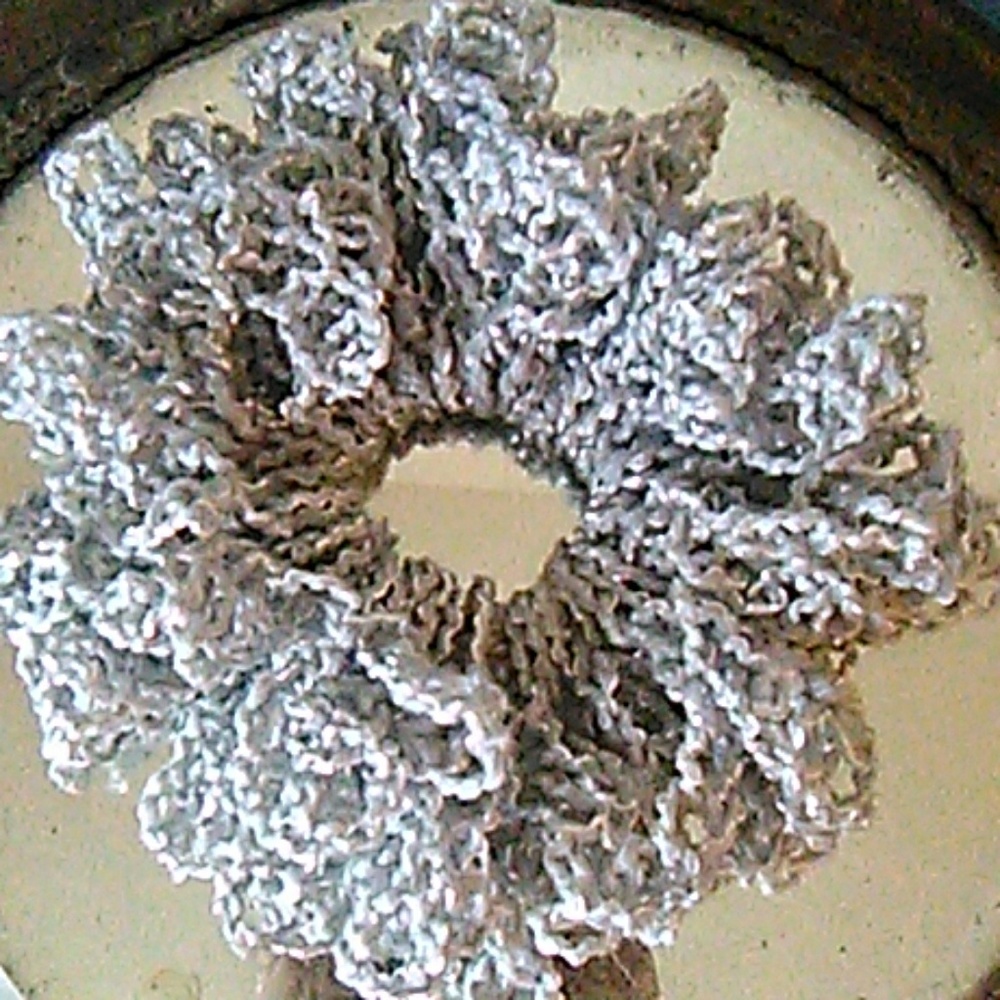 Silver Loopy Hairtie